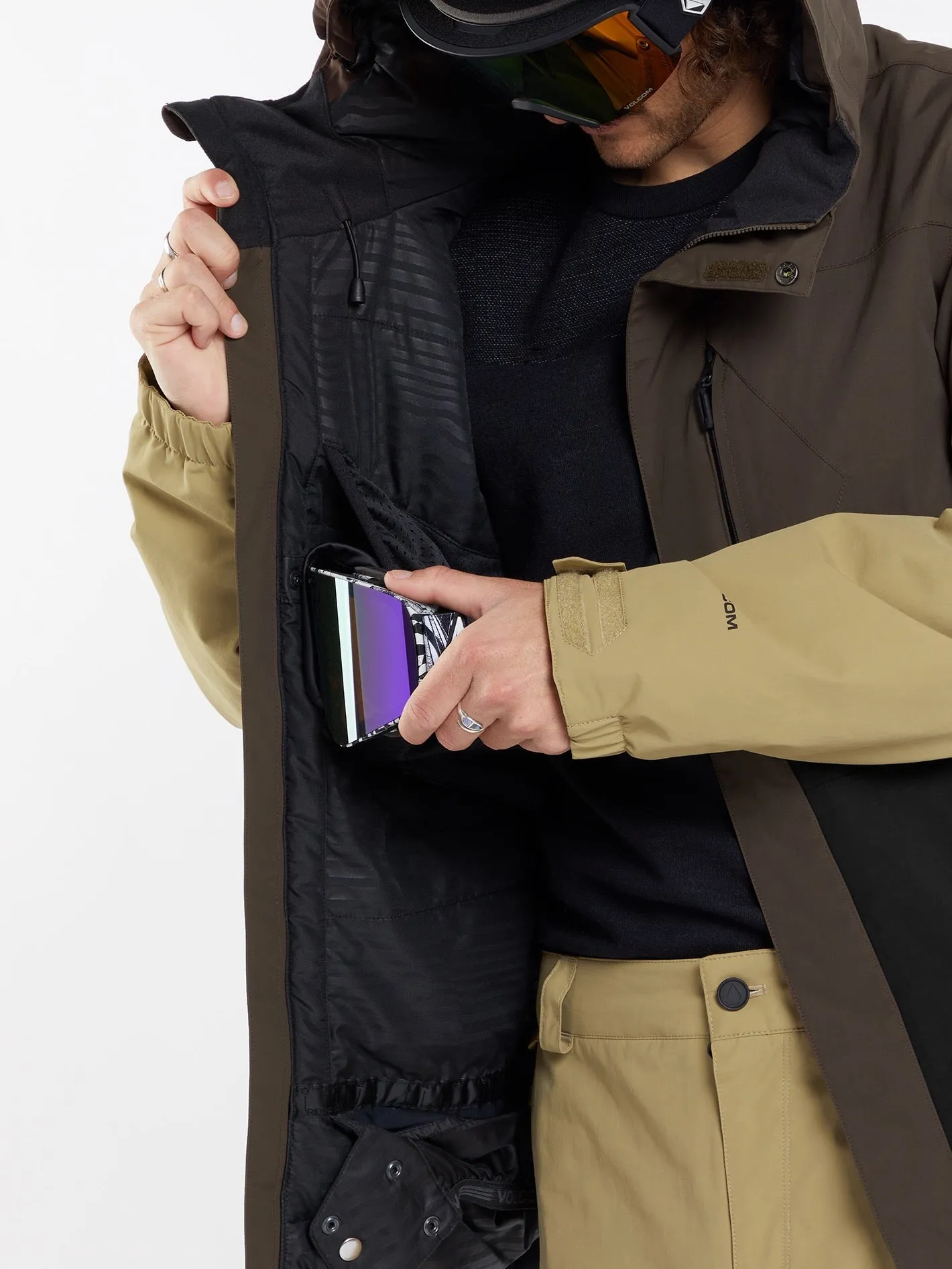 Veste Gore-Tex L Insulated - BROWN