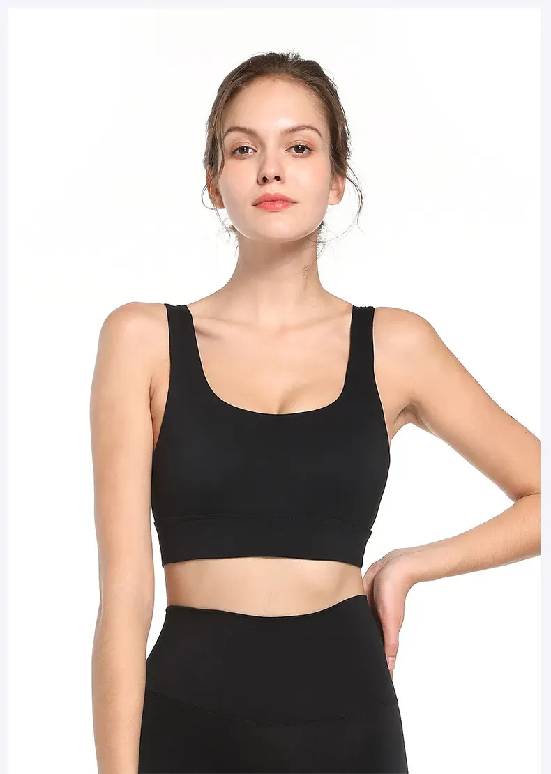 Vibe Scoop Neck Crop Top