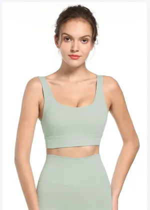 Vibe Scoop Neck Crop Top