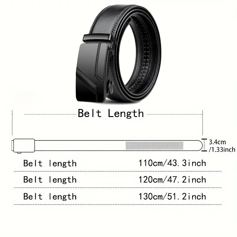 VibeCraft-Men's Luxury Automatic Buckle Belt