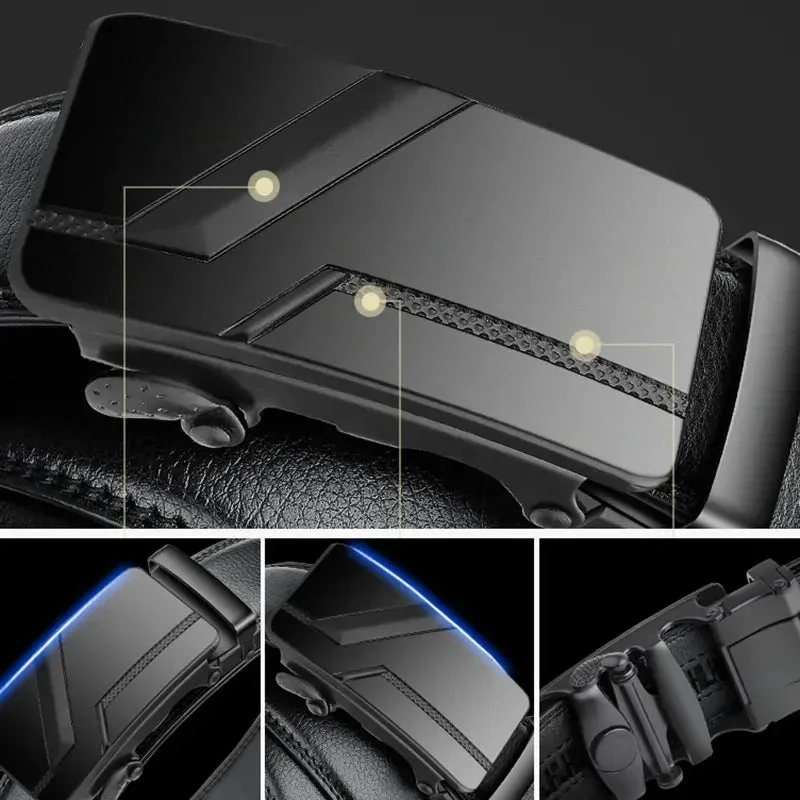 VibeCraft-Men's Luxury Automatic Buckle Belt