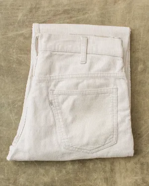 Vintage 60's Levi's Big E White Corduroy Pants
