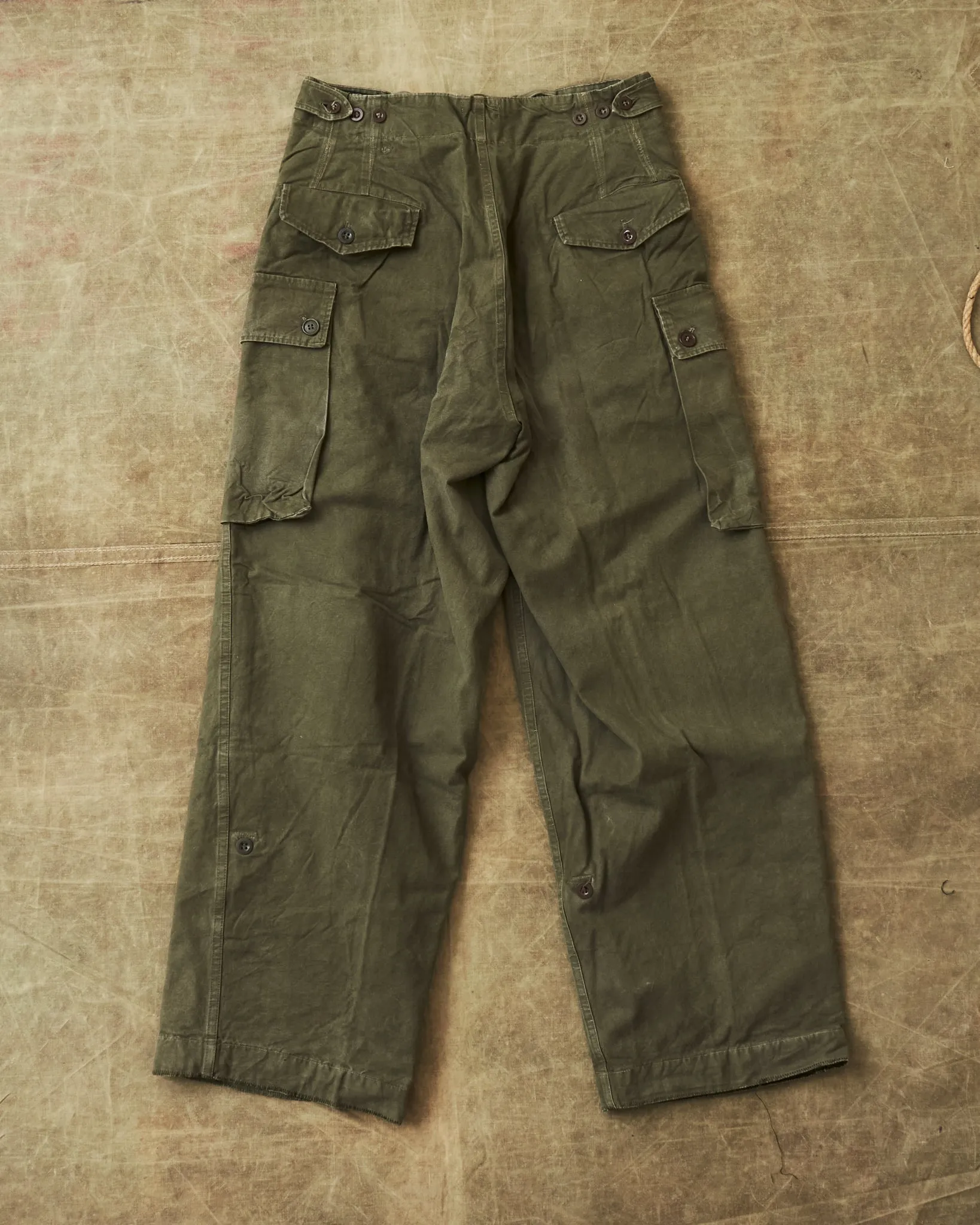 Vintage A.M. Seynaeve M.V.O 1959 Belgian Army Trousers