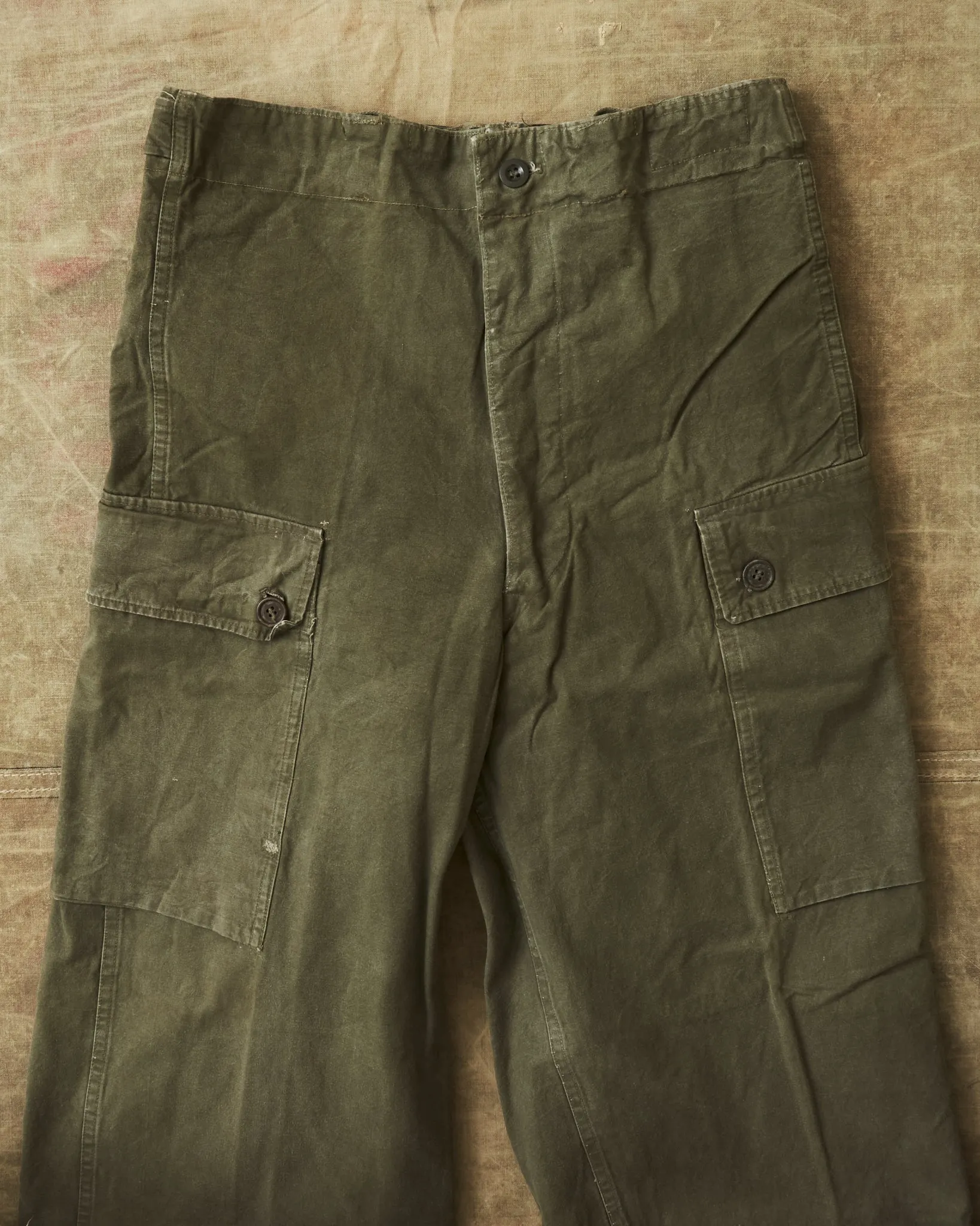 Vintage A.M. Seynaeve M.V.O 1959 Belgian Army Trousers