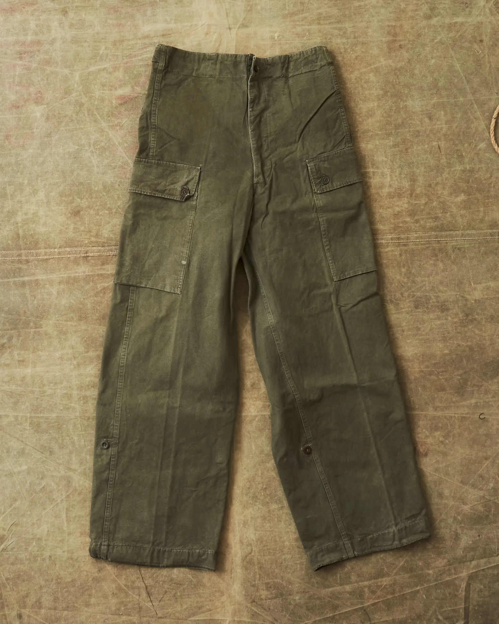 Vintage A.M. Seynaeve M.V.O 1959 Belgian Army Trousers