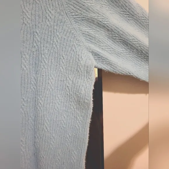 Vintage Baby Blue Cashmere Sweater by Alan Flusser