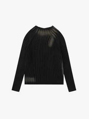 VINTAGE FASHION FITTED KNITTED SWEATER