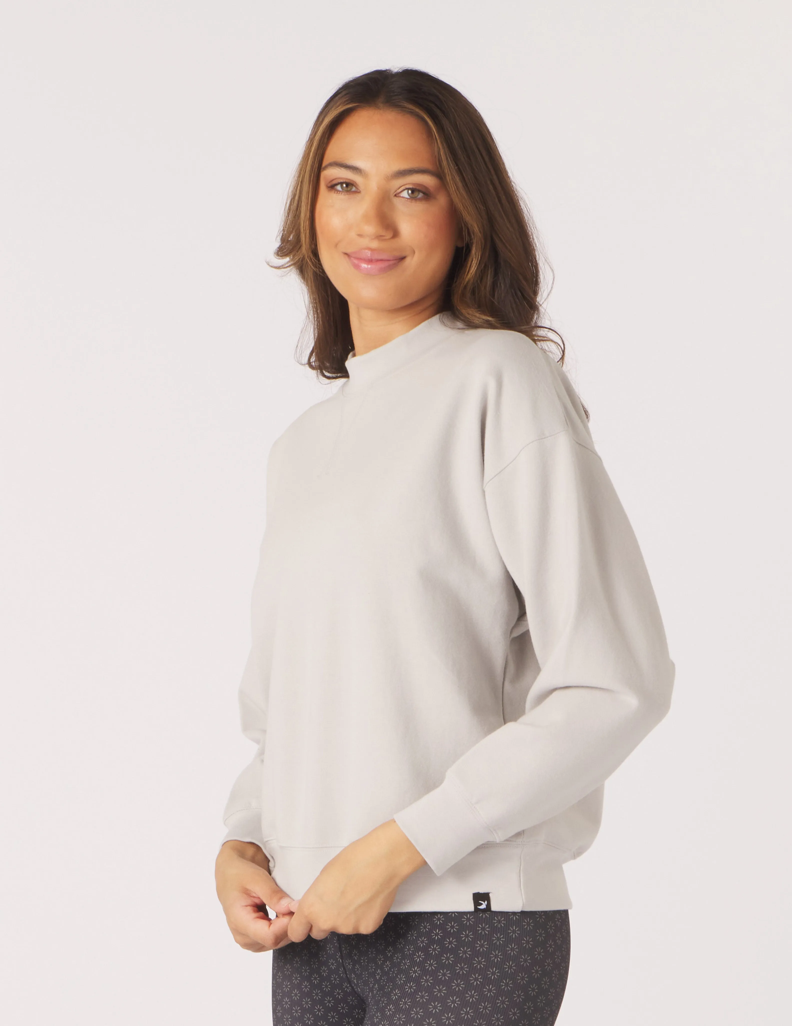 Vintage Oversized Crew: Ash Grey