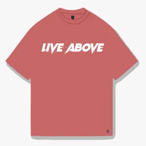 Vintage Oversized Rockstar tee- Mauve