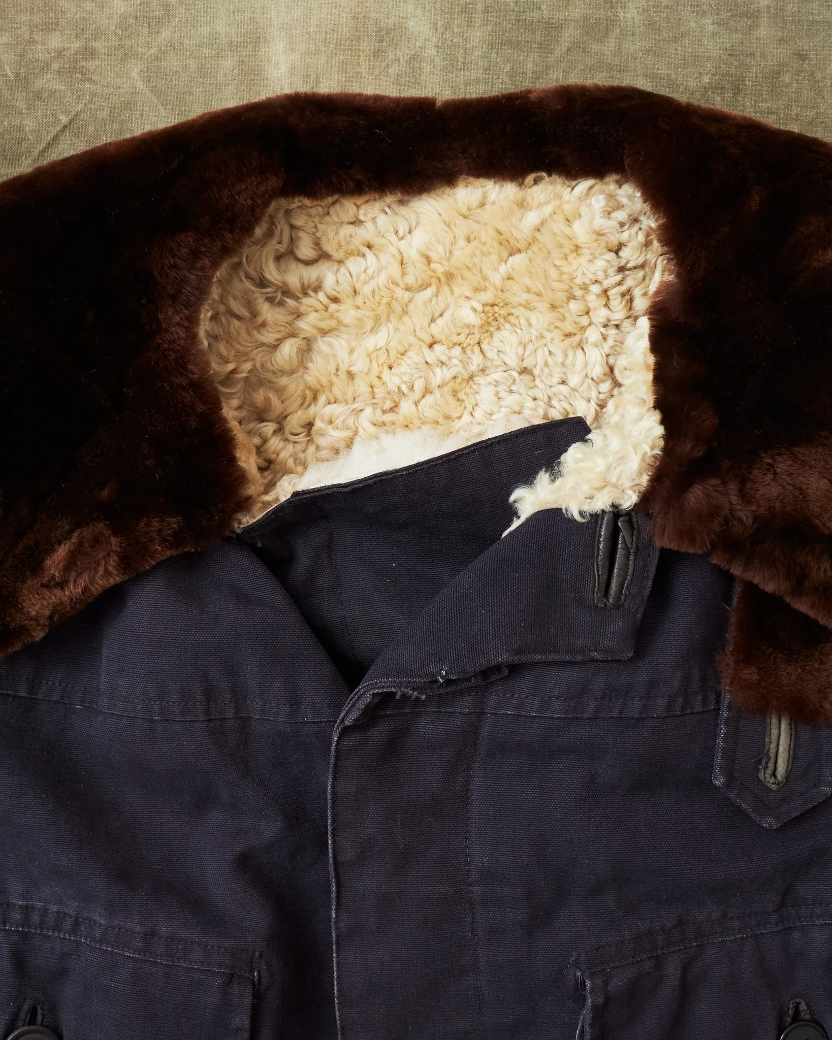 Vintage Swedish Air force Jacket "Pälsjacka M/1948"