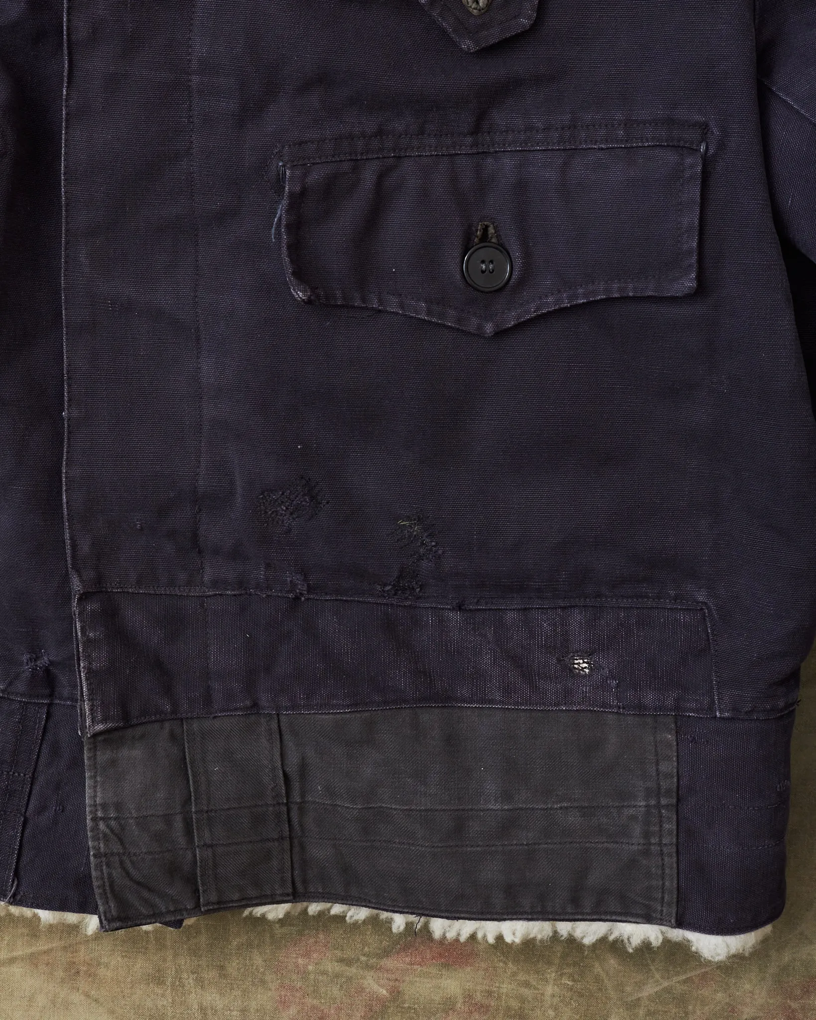 Vintage Swedish Air force Jacket "Pälsjacka M/1948"