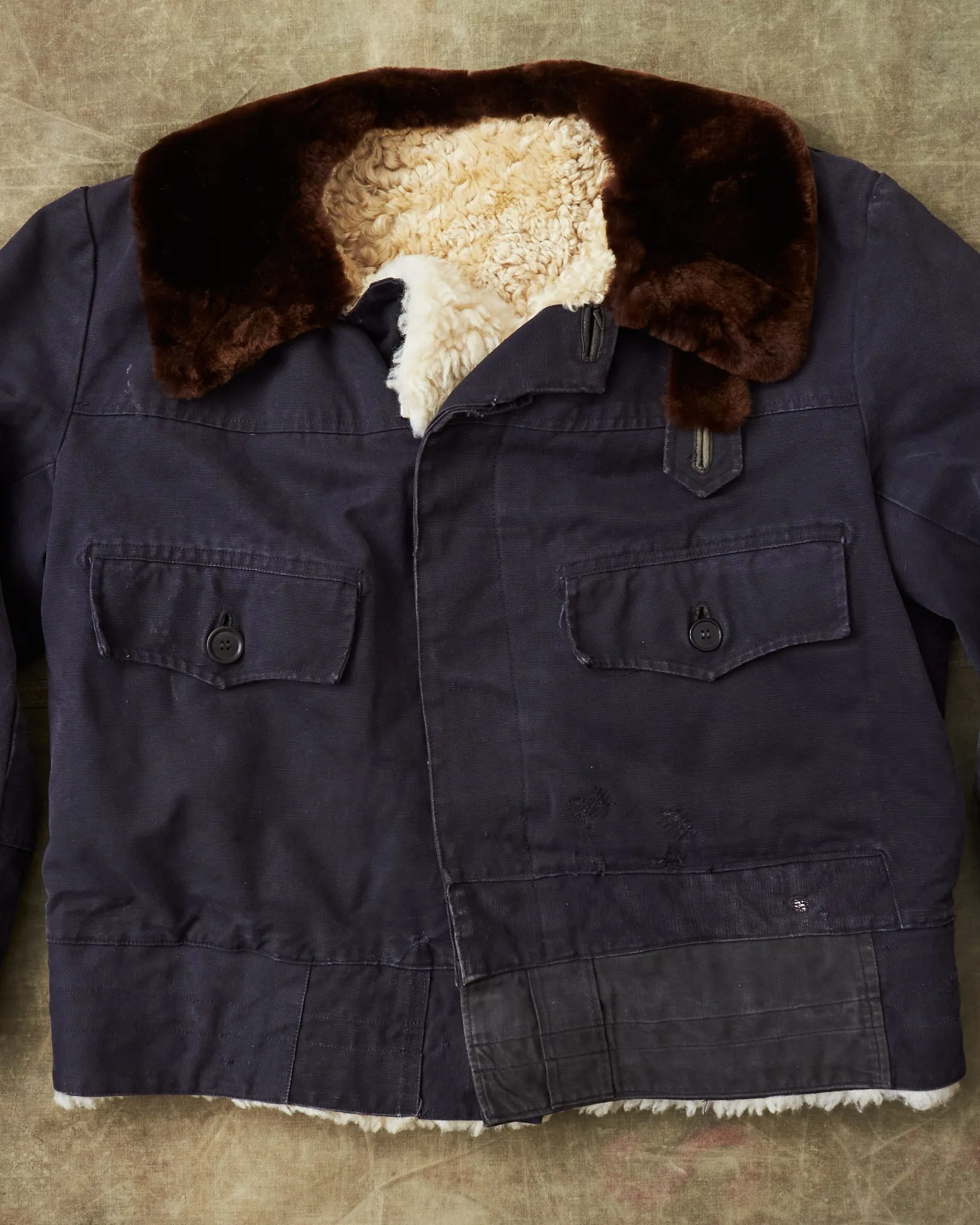 Vintage Swedish Air force Jacket "Pälsjacka M/1948"