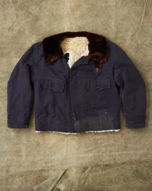 Vintage Swedish Air force Jacket "Pälsjacka M/1948"