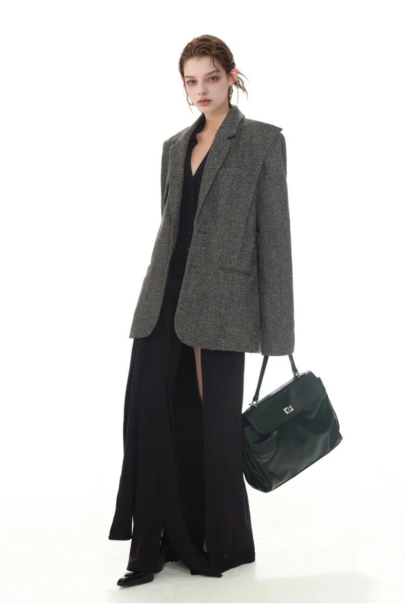 Vintage Wool Tweed Blazer