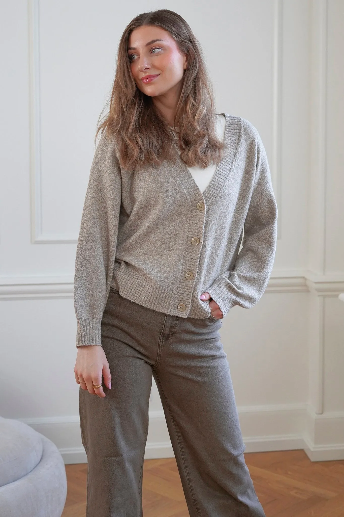 VMDoffy Cardigan - Beige