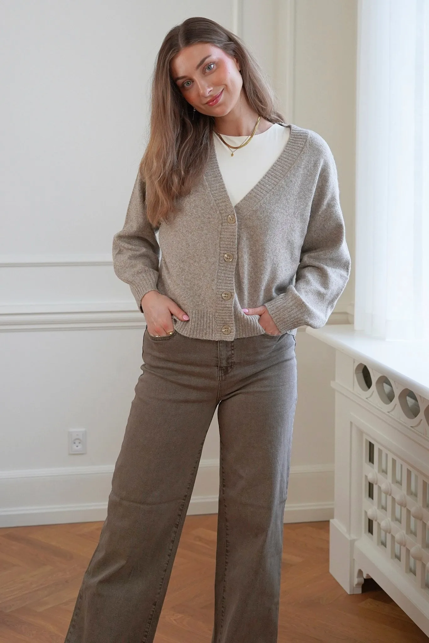 VMDoffy Cardigan - Beige