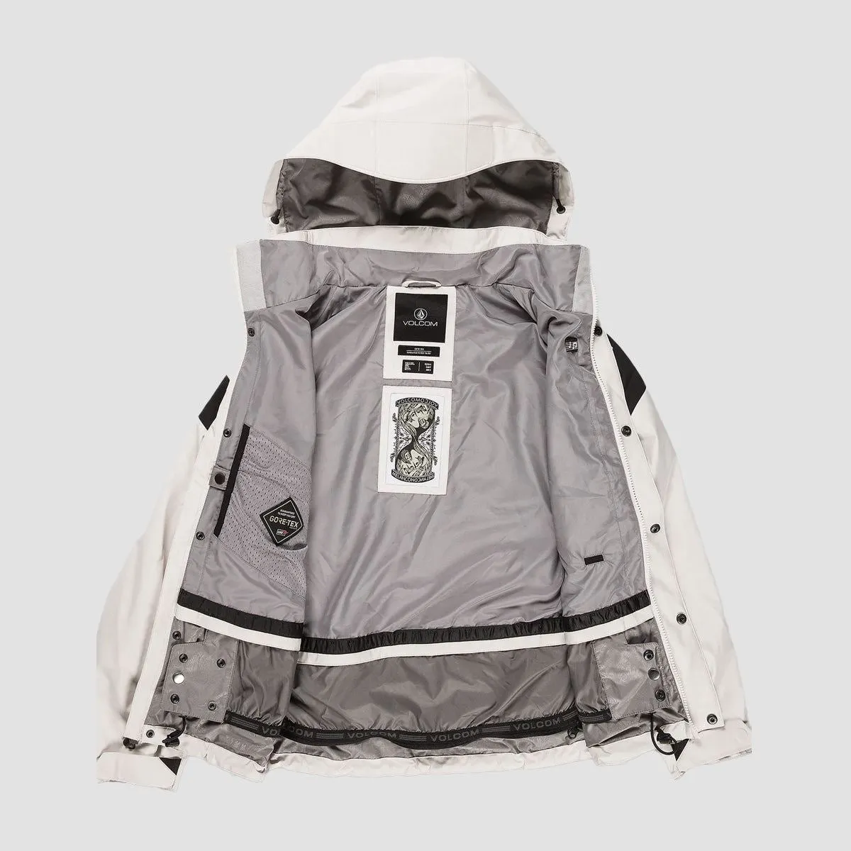 Volcom Melancon Gore-Tex Snow Jacket Off White - Womens