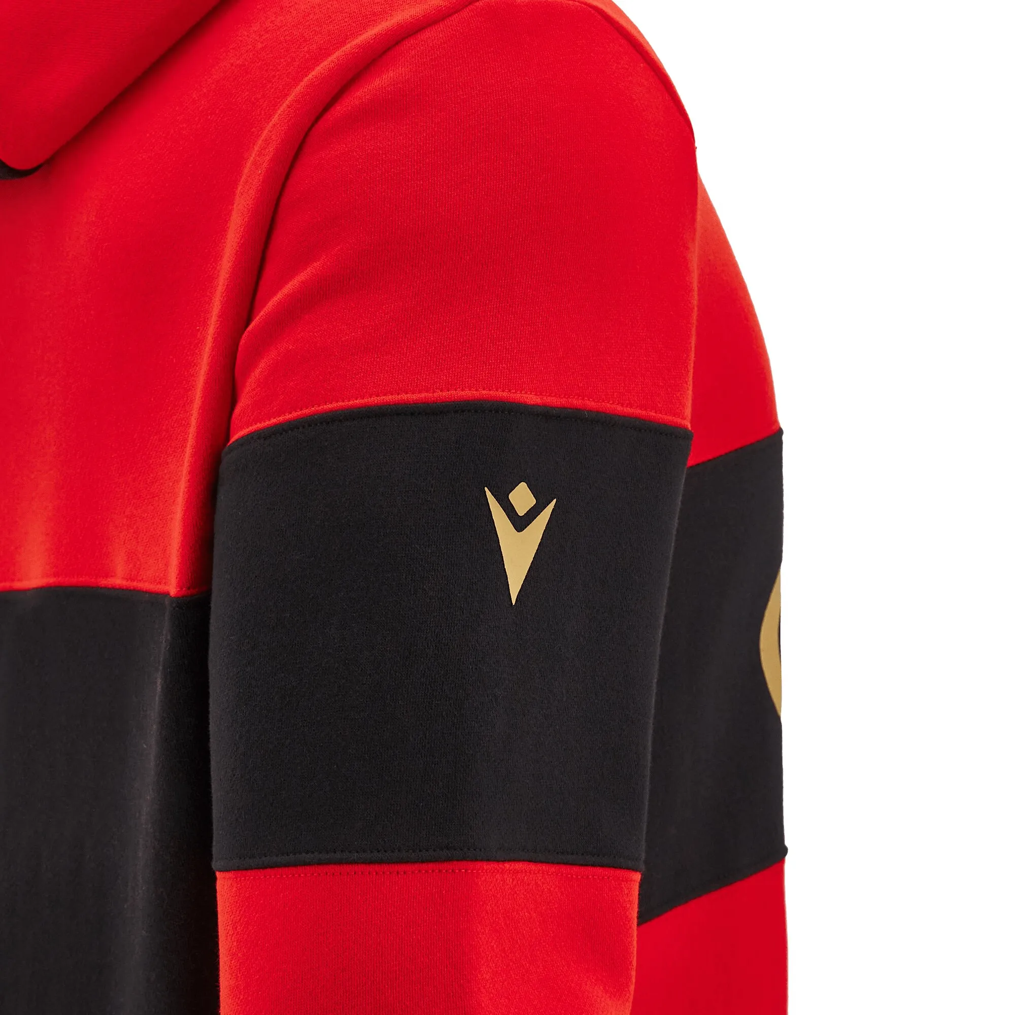 Wales 24/25 CYMRU Leisure Hoodie by Macron