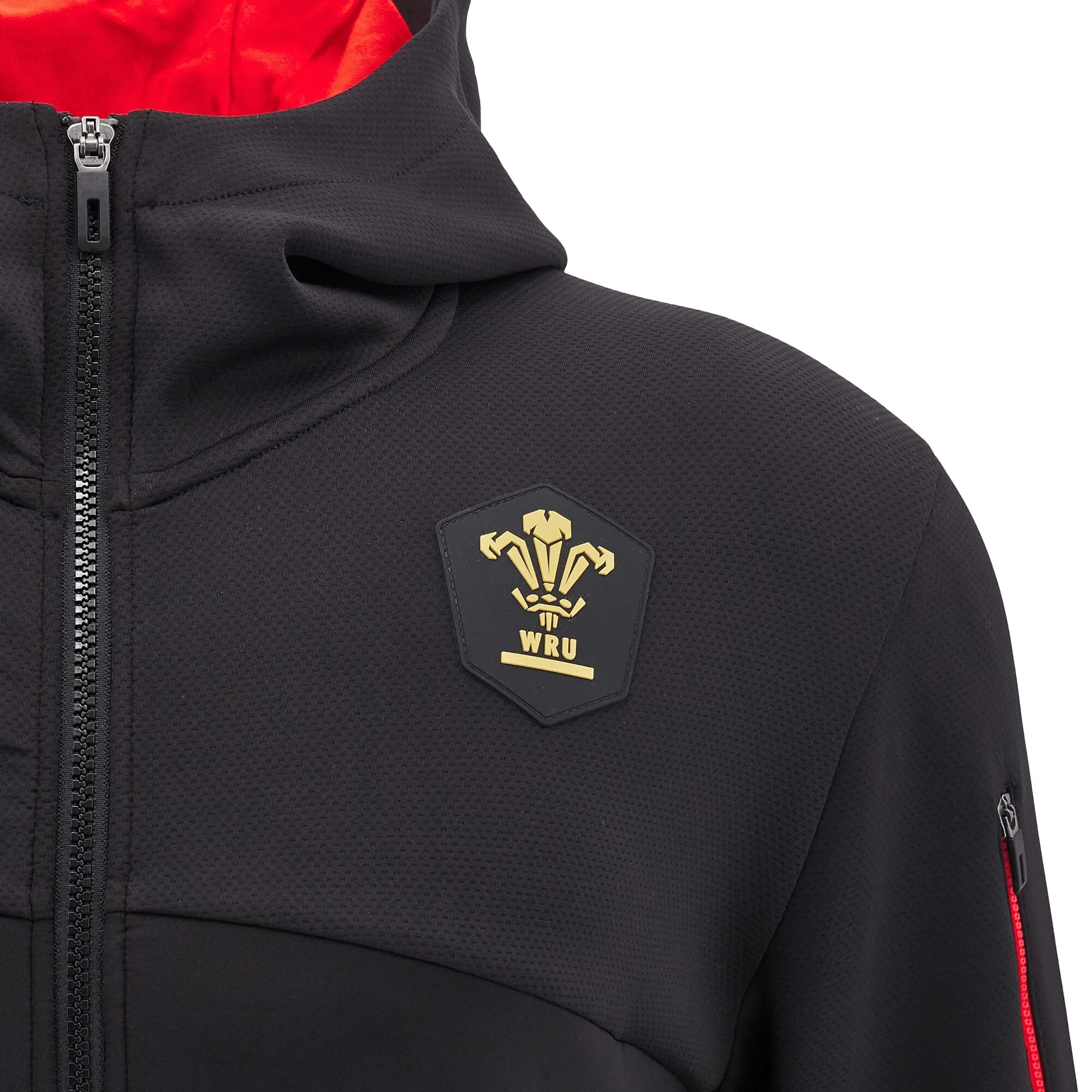 Wales 24/25 Full Zip Anthem Travel Hoodie by Macron