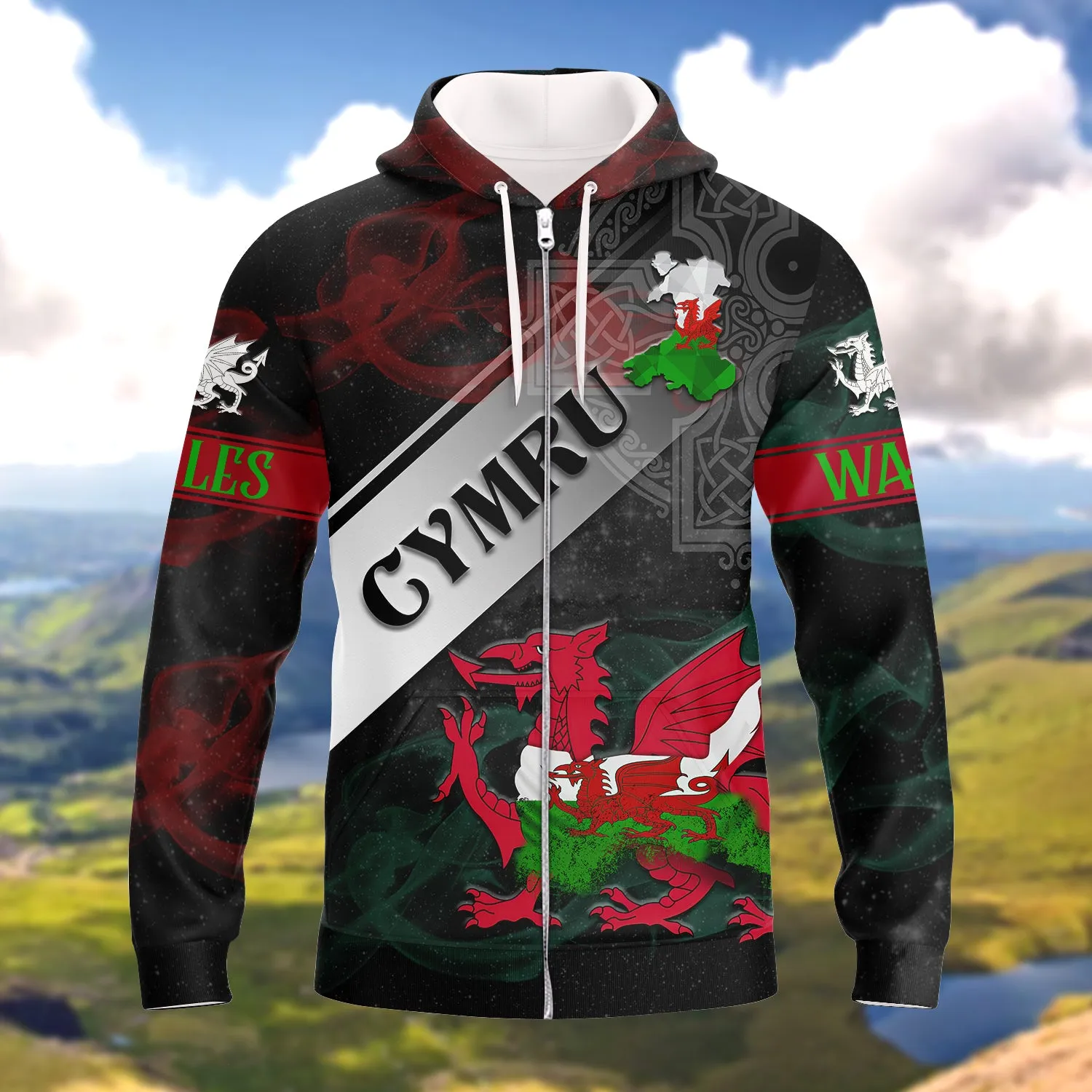 Wales Cymru - 3D Full Print - 1148
