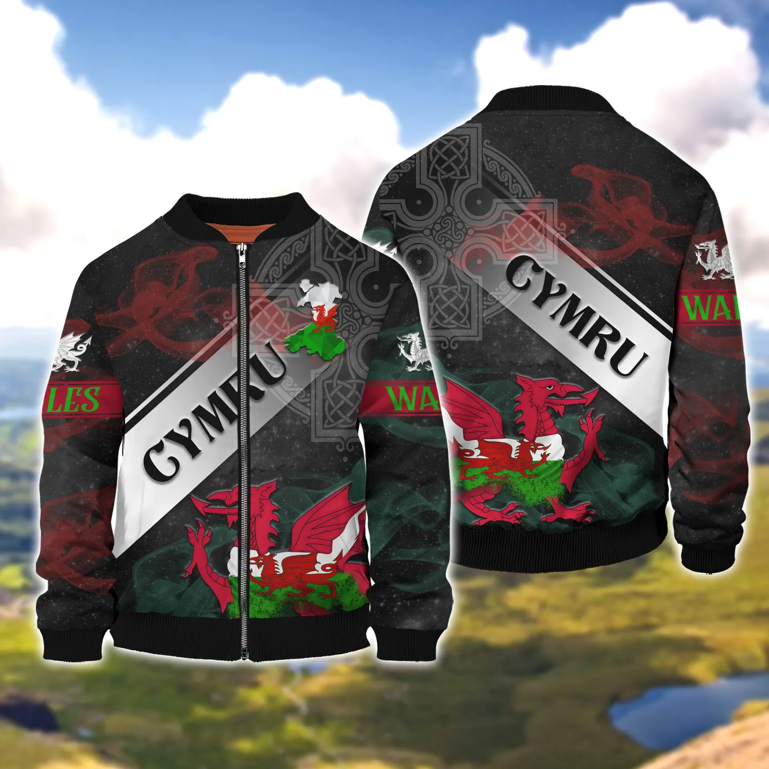 Wales Cymru - 3D Full Print - 1148