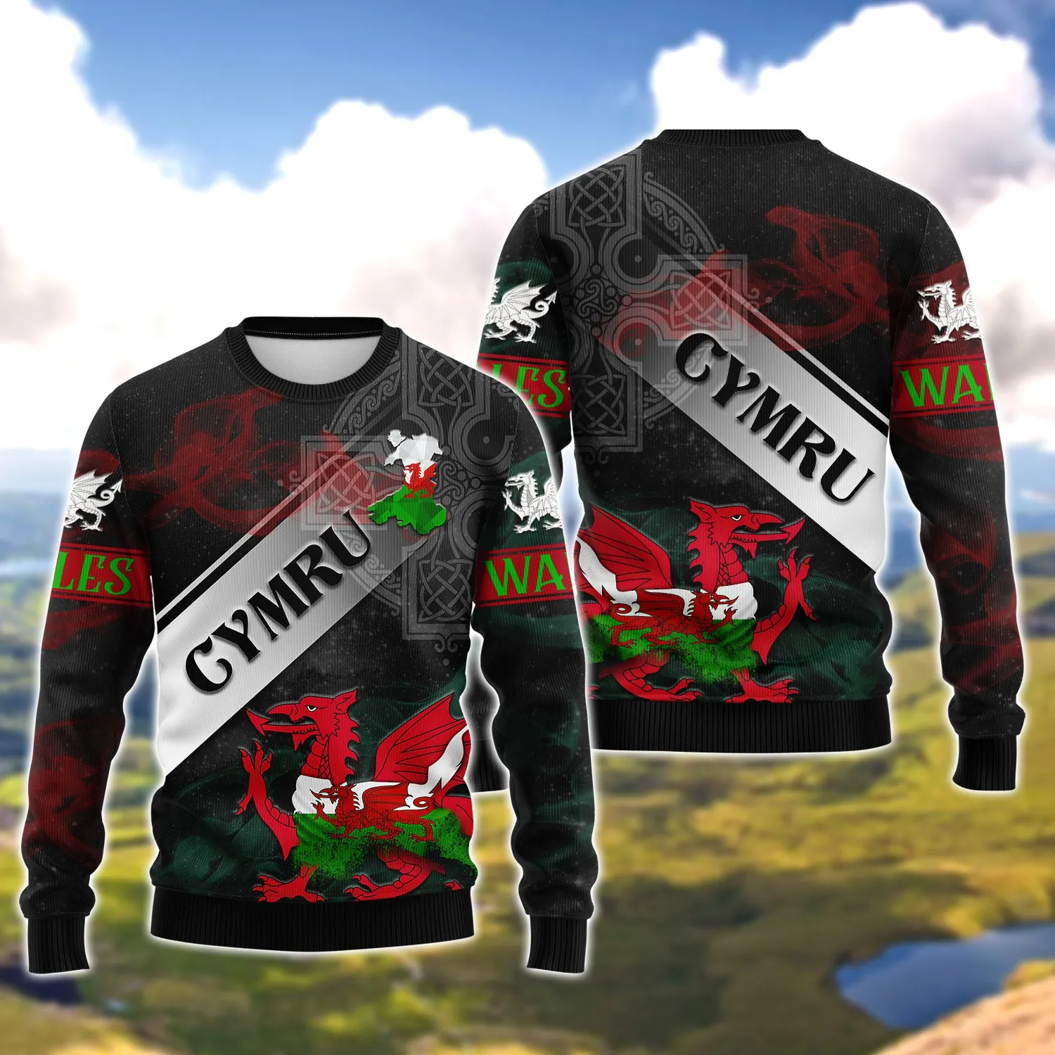 Wales Cymru - 3D Full Print - 1148