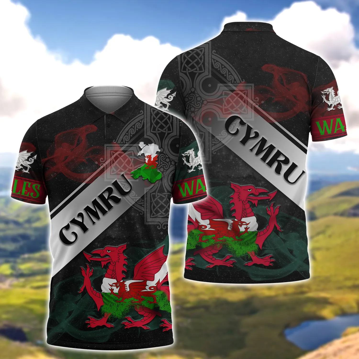 Wales Cymru - 3D Full Print - 1148