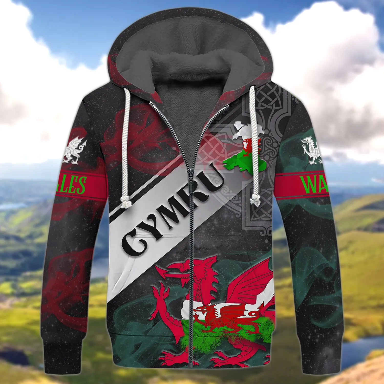 Wales Cymru - 3D Full Print - 1148