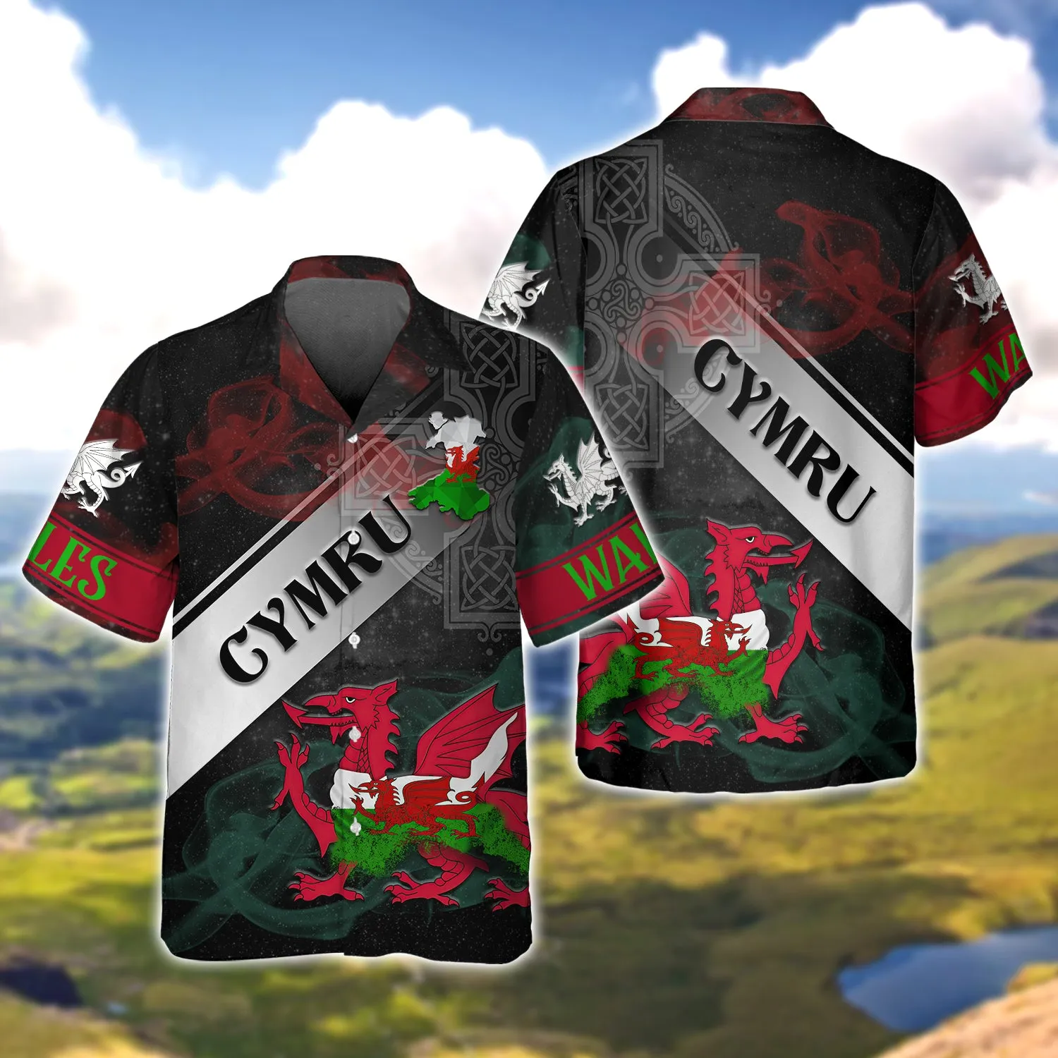 Wales Cymru - 3D Full Print - 1148