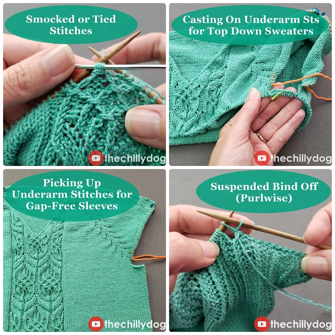 Wallflower Sweater: Knitting Pattern PDF