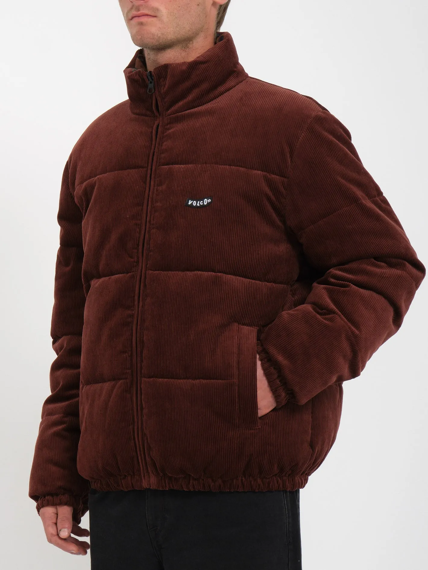 Walltz Corduroy Jacket (Reversible) - BITTER CHOCOLATE