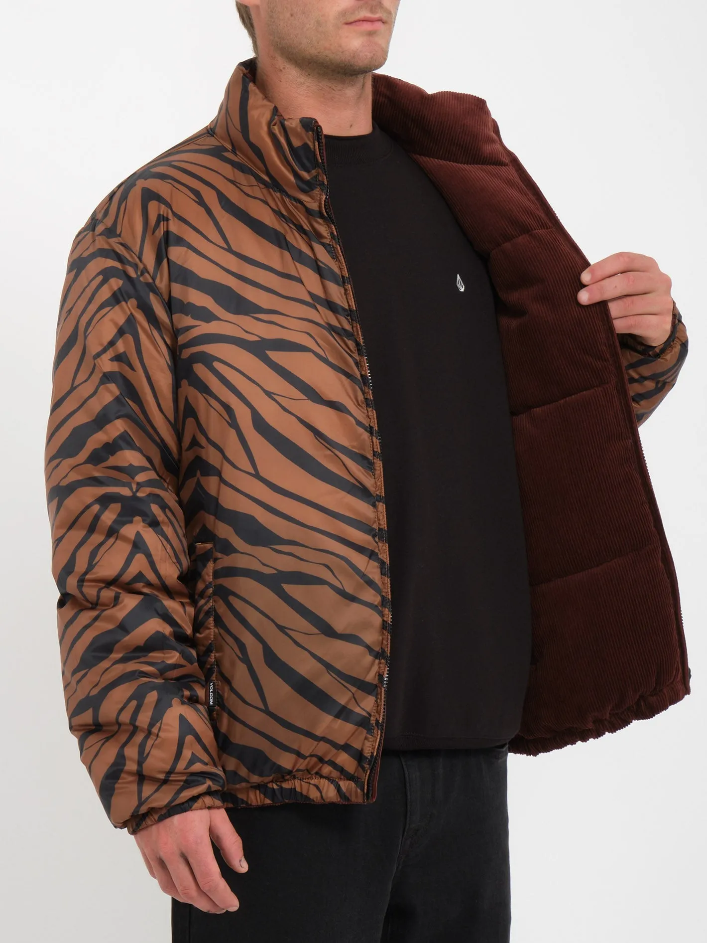 Walltz Corduroy Jacket (Reversible) - BITTER CHOCOLATE