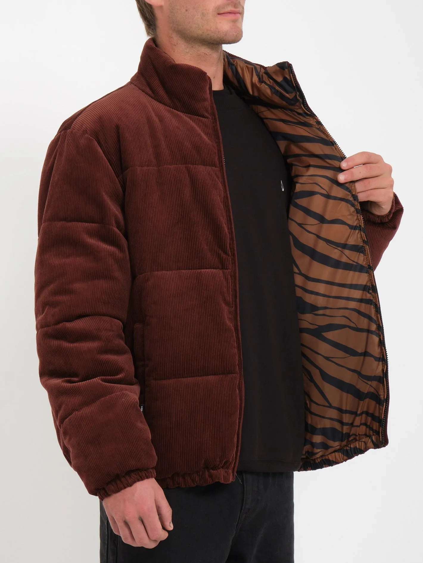Walltz Corduroy Jacket (Reversible) - BITTER CHOCOLATE