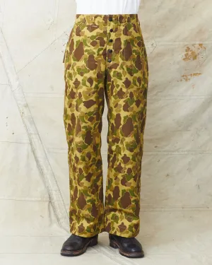 Warehouse & Co Lot. 1224 1940's USMC Parachutist Trousers Frog Skin Camo