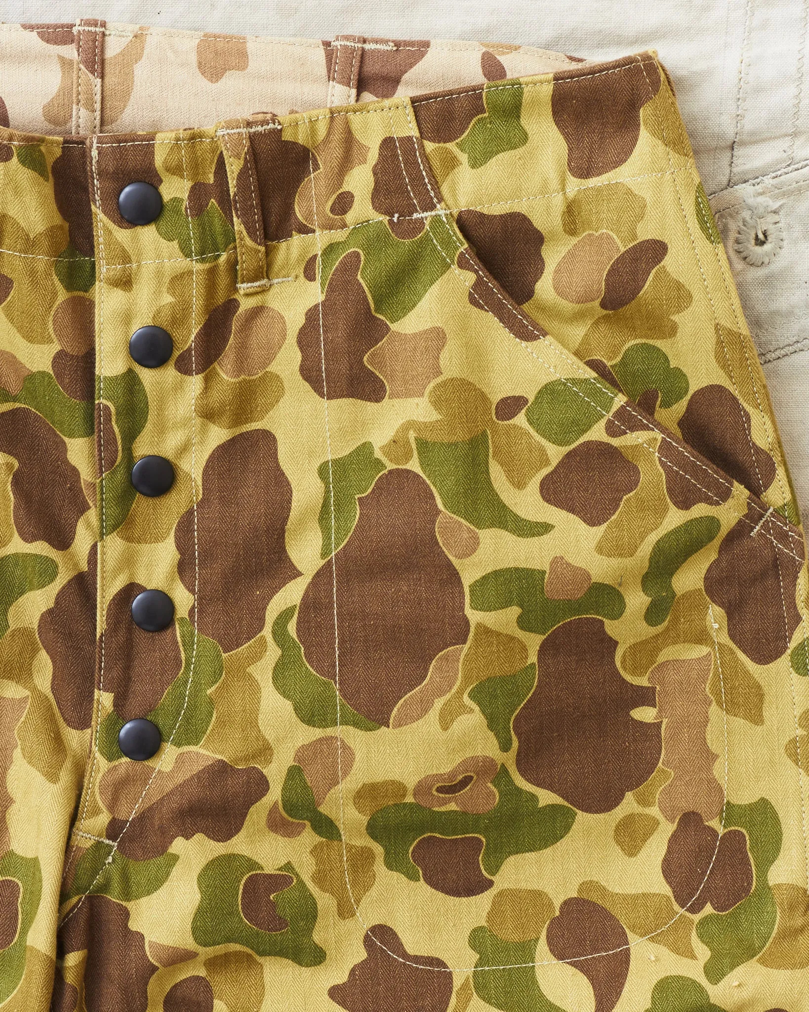 Warehouse & Co Lot. 1224 1940's USMC Parachutist Trousers Frog Skin Camo