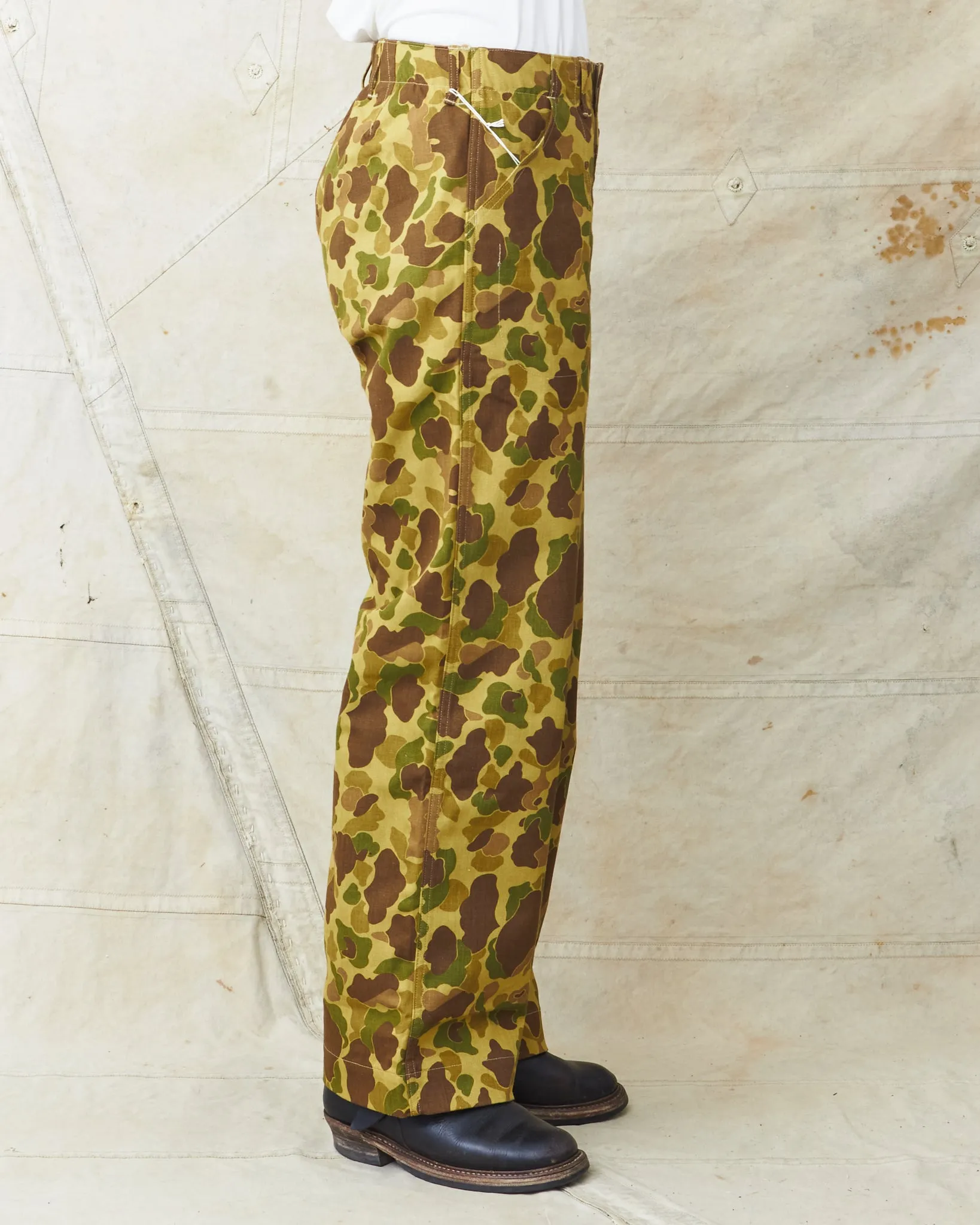 Warehouse & Co Lot. 1224 1940's USMC Parachutist Trousers Frog Skin Camo
