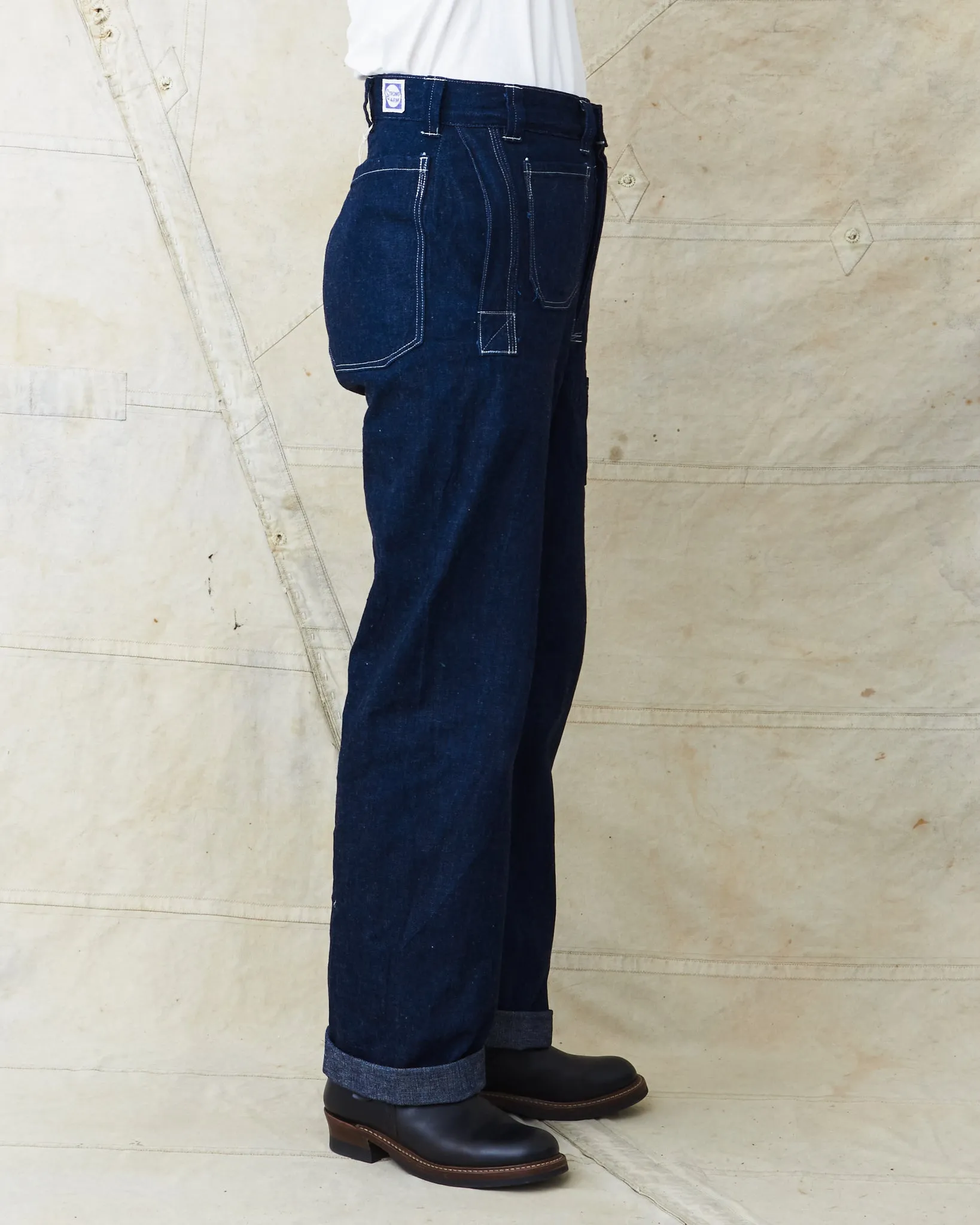 Warehouse & Co X John Gluckow Lot JG-01 1910s Netmaker's Trousers One Wash