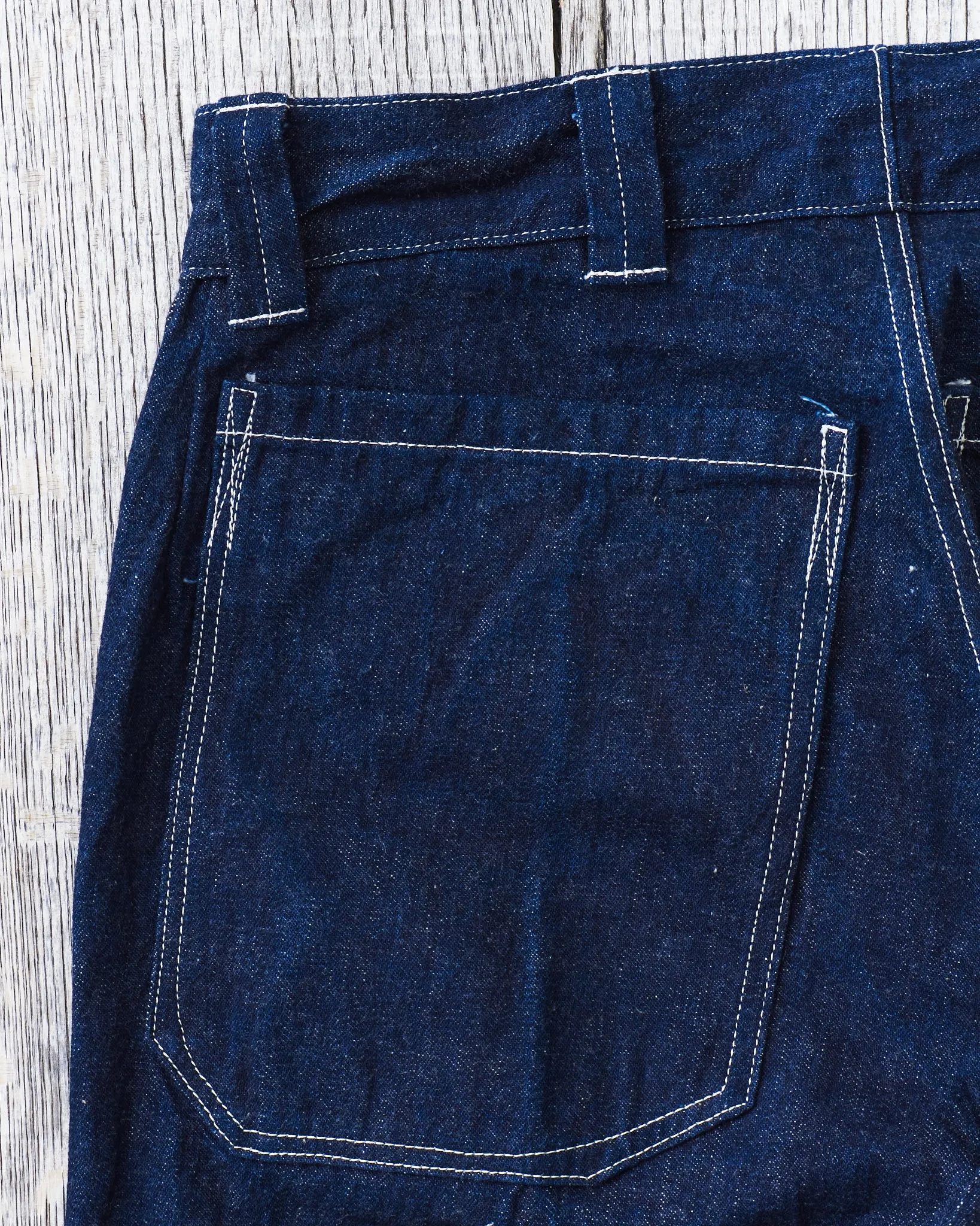 Warehouse & Co X John Gluckow Lot JG-01 1910s Netmaker's Trousers One Wash