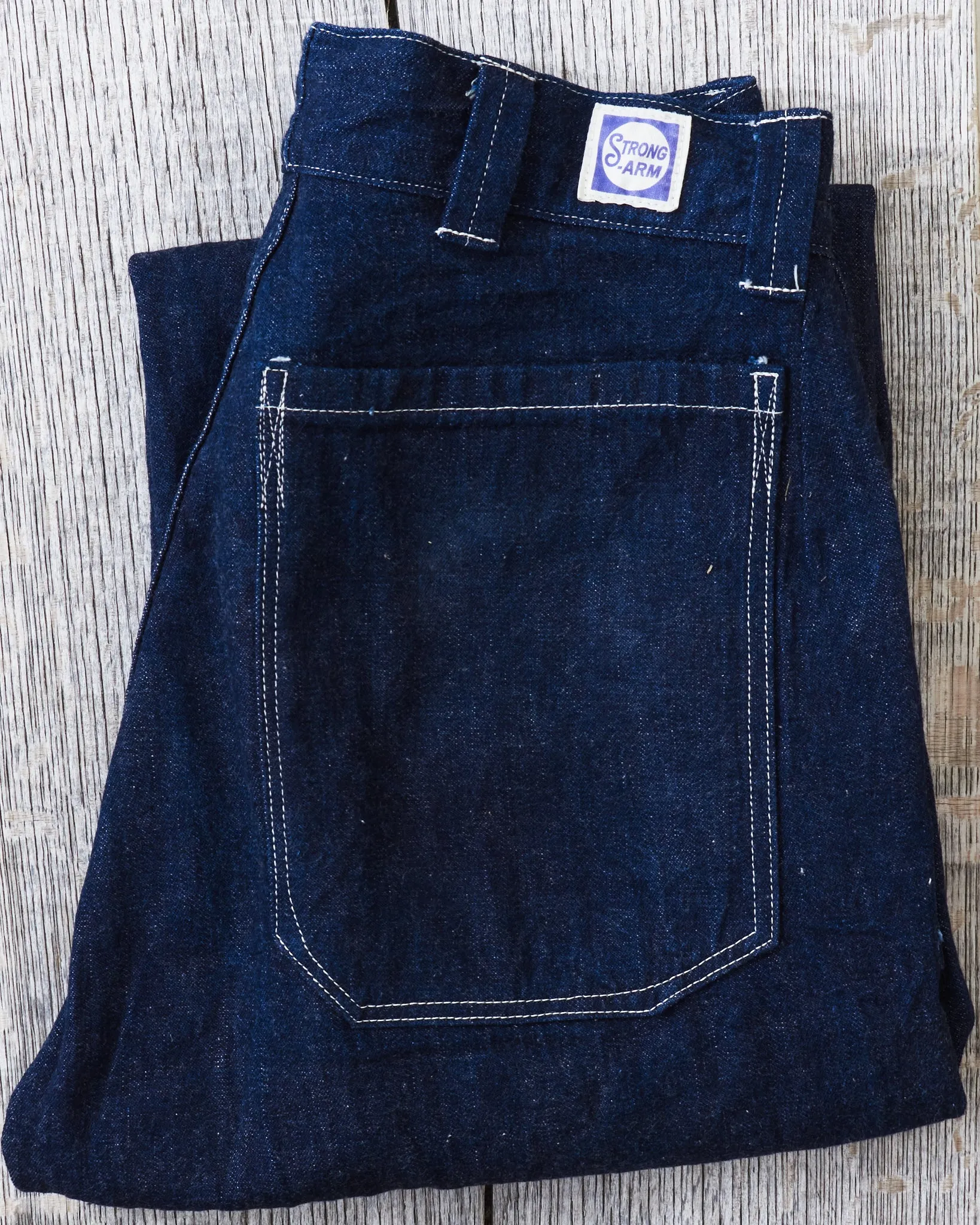 Warehouse & Co X John Gluckow Lot JG-01 1910s Netmaker's Trousers One Wash