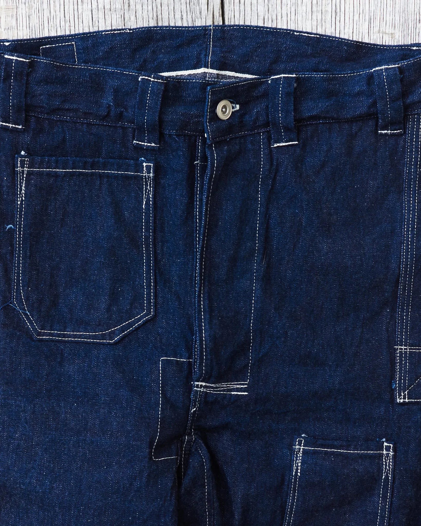 Warehouse & Co X John Gluckow Lot JG-01 1910s Netmaker's Trousers One Wash