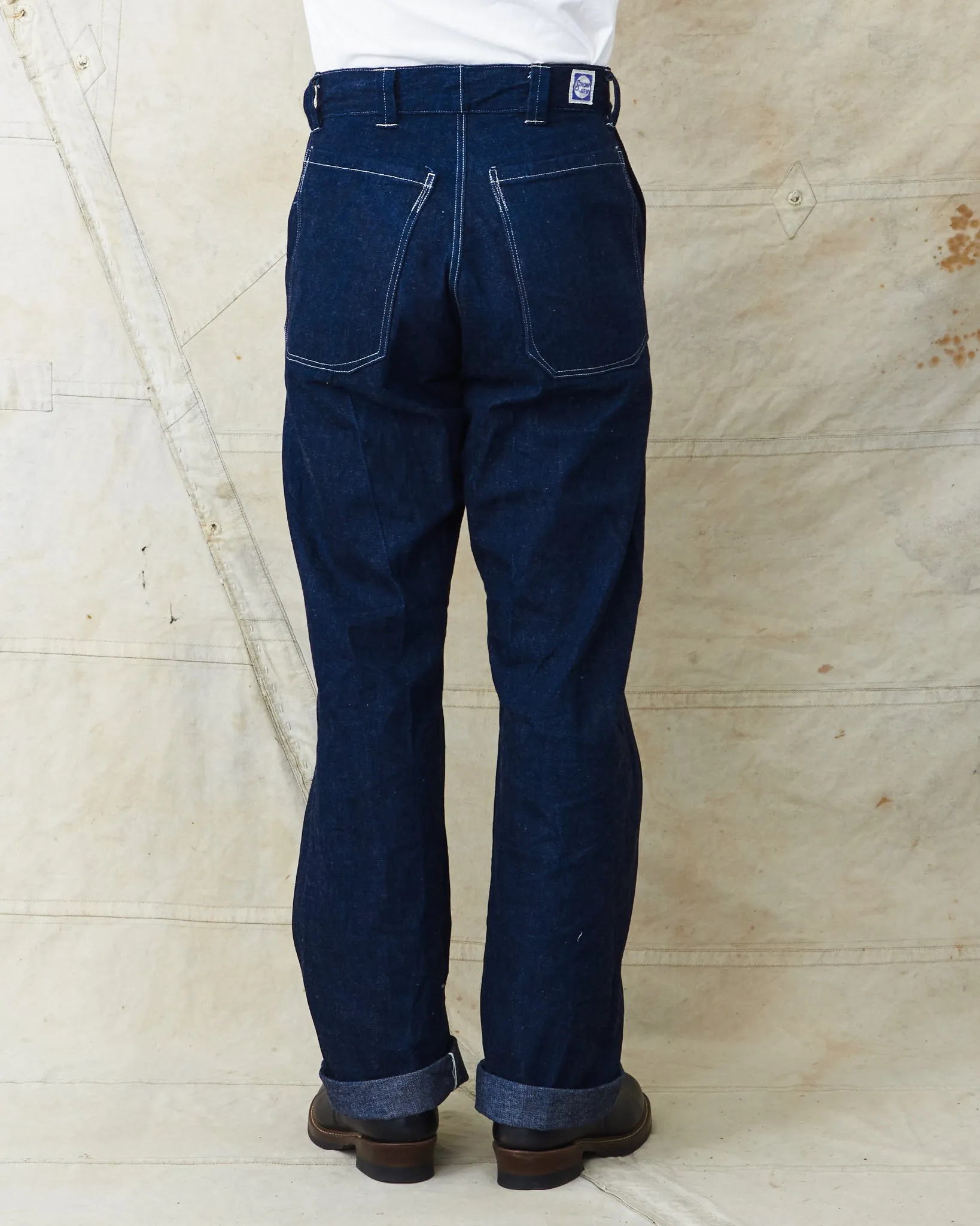 Warehouse & Co X John Gluckow Lot JG-01 1910s Netmaker's Trousers One Wash