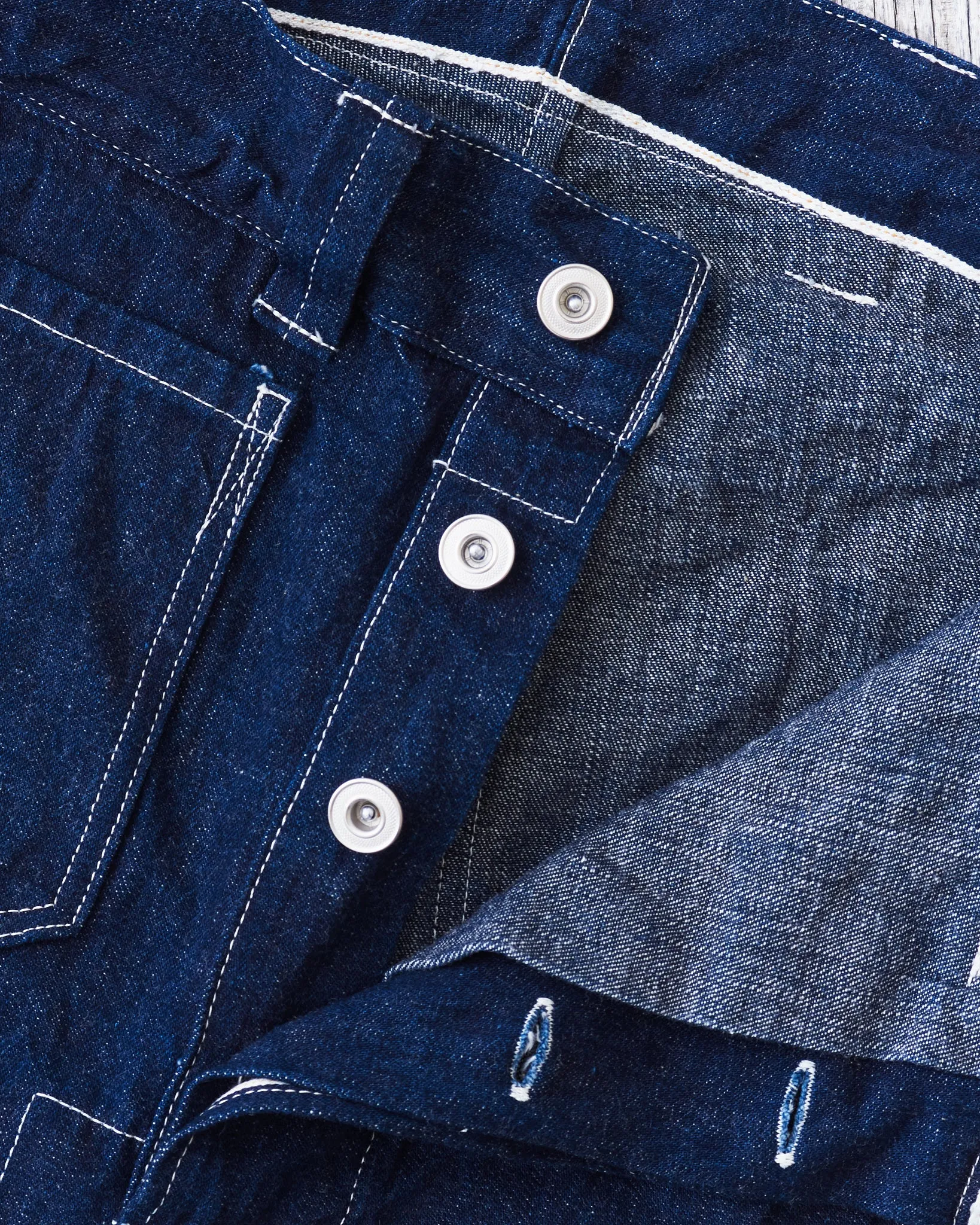 Warehouse & Co X John Gluckow Lot JG-01 1910s Netmaker's Trousers One Wash