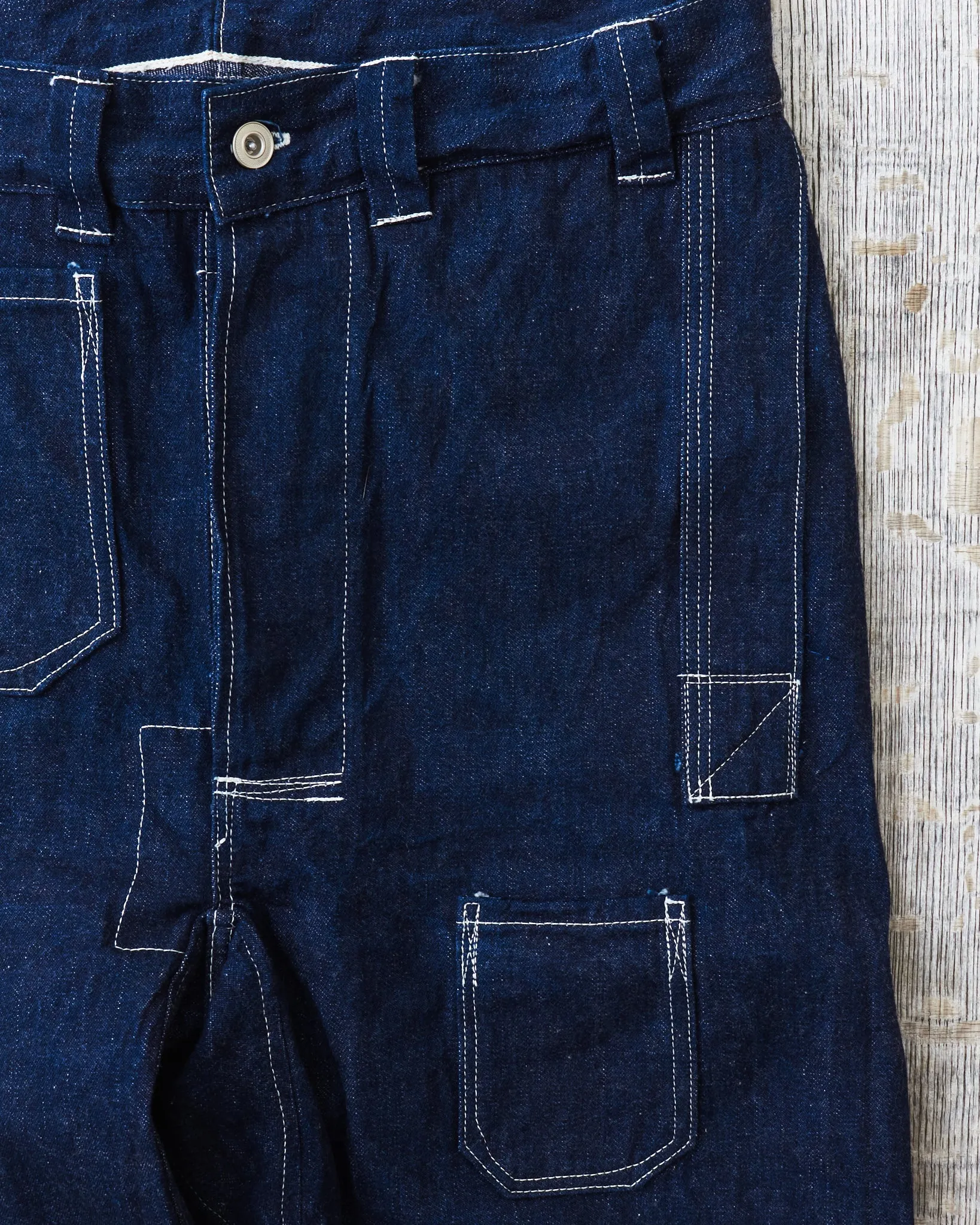Warehouse & Co X John Gluckow Lot JG-01 1910s Netmaker's Trousers One Wash
