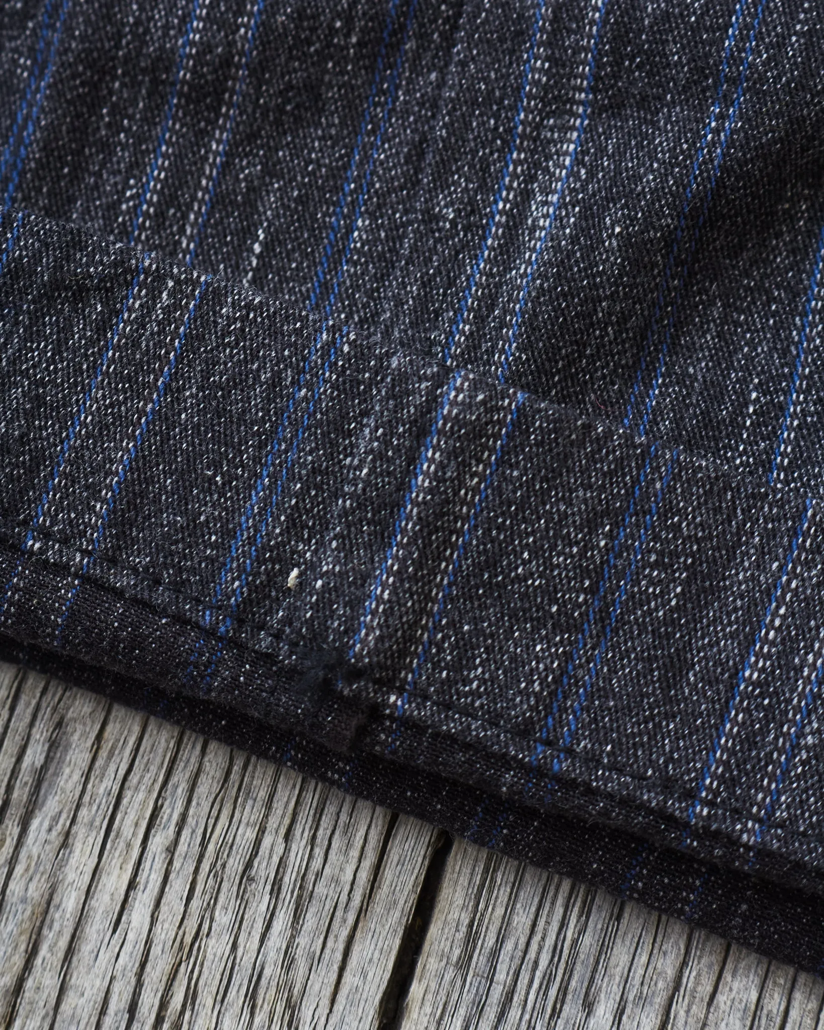 Warehouse & Co X John Gluckow Lot JG-01 1910's Netmaker's Trousers Stripe One Wash