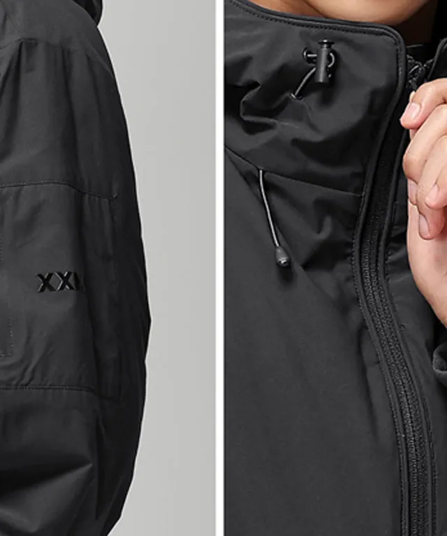 [Warehouse Sale] XEXYMIX Golf Men's Commuter Stretch Light Long Padding - Gray
