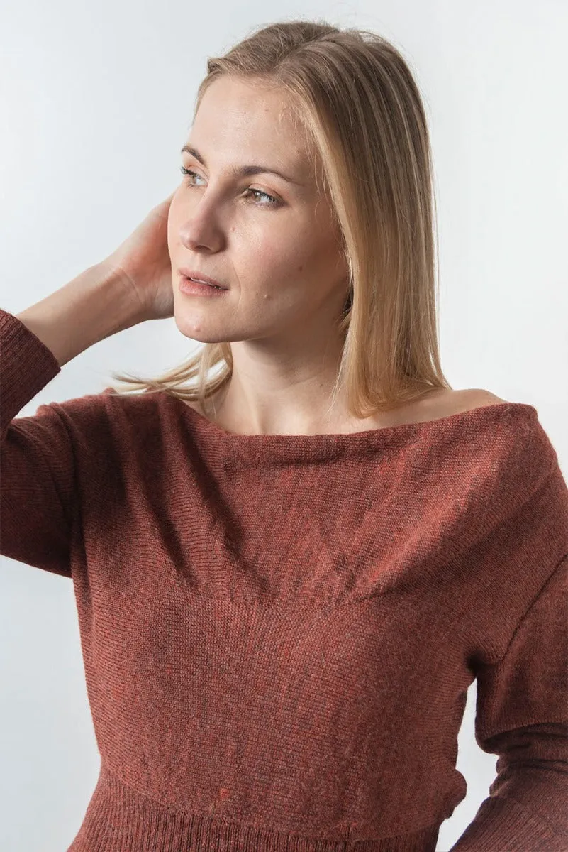 Waterfall Baby Alpaca Fitted Sweater