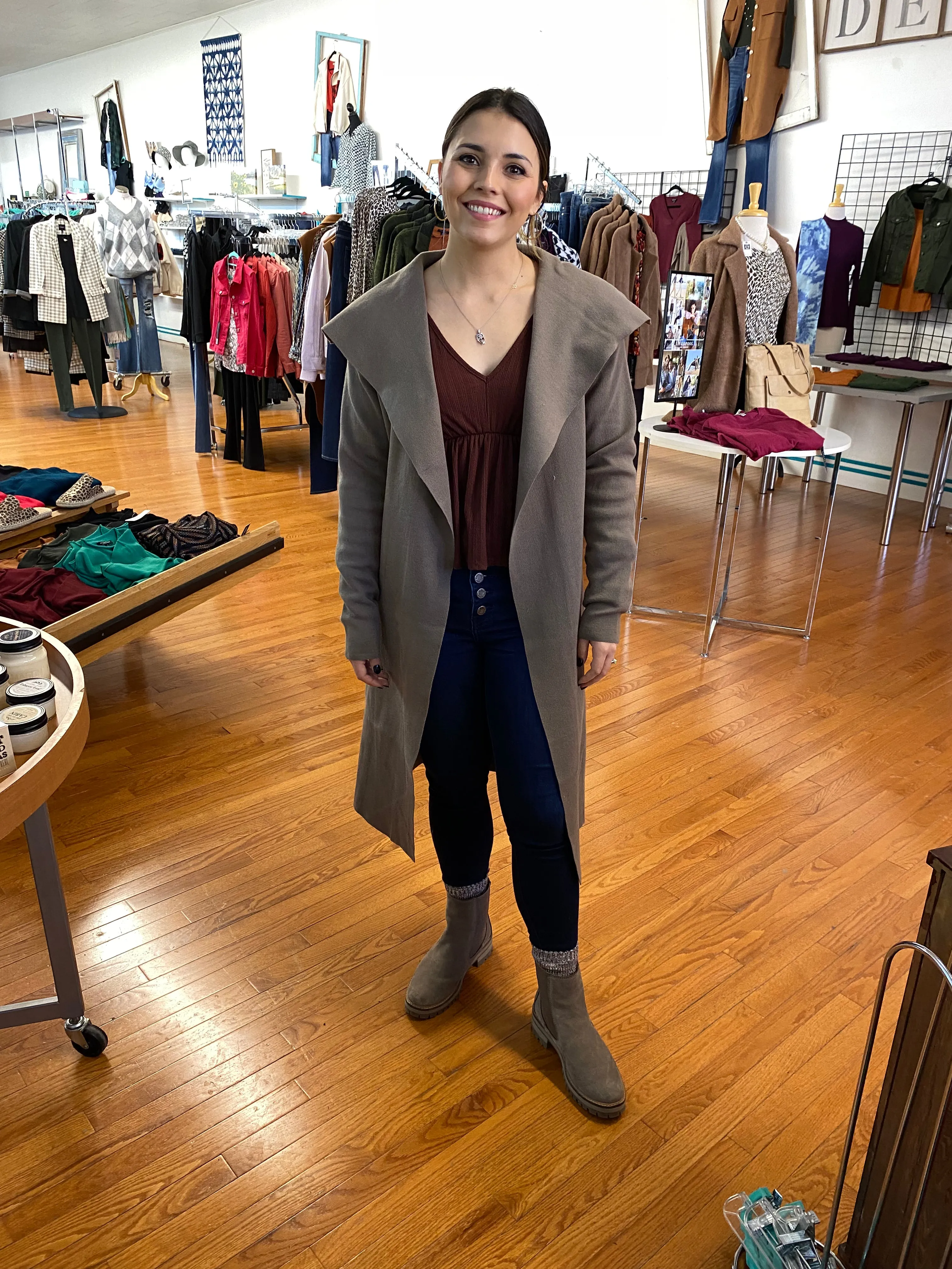 Waterfall Collar Cardigan