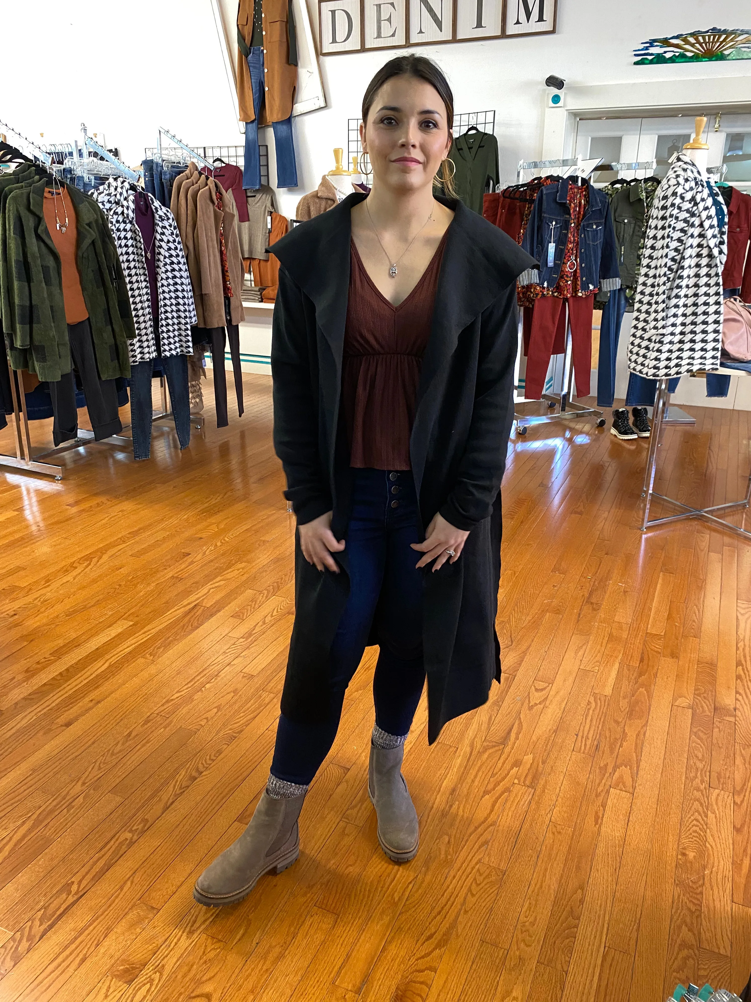 Waterfall Collar Cardigan