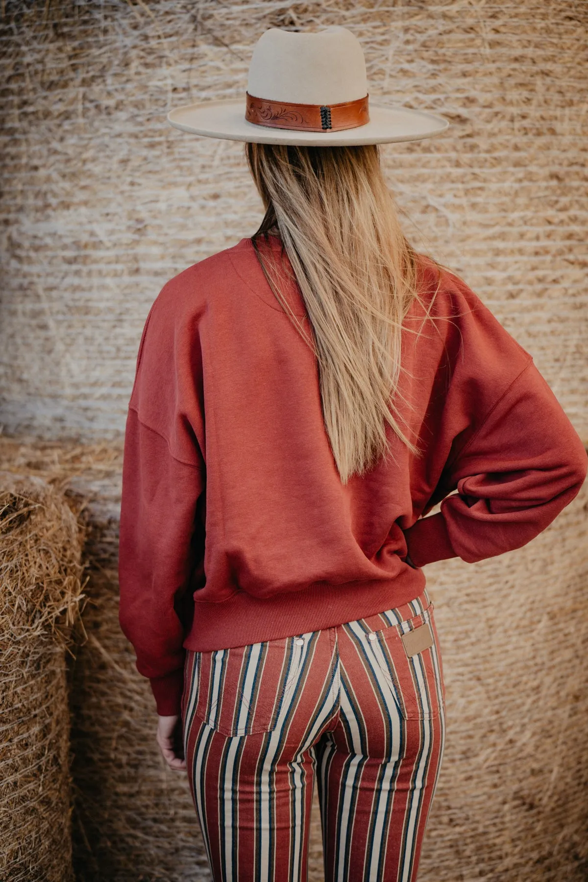 'Watermelon Moonshine' Wrangler x Lainey Crewneck (S-XL)
