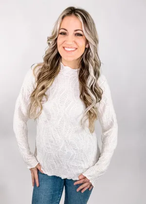 Wave Jacquard Top